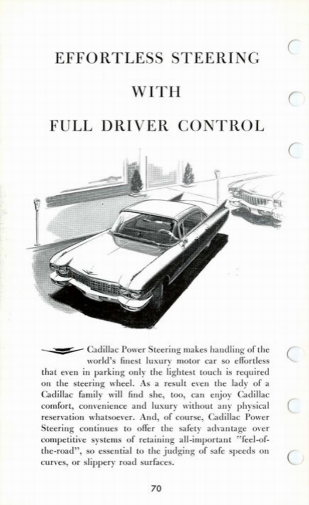 1960 Cadillac Salesmans Data Book Page 112